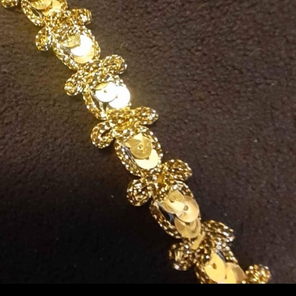 Lot of Gold Rolls Sewing Gimp Sequin Sewing Notion Trim Beautiful - Picture 4 of 13